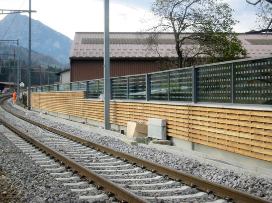 View from the track side