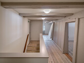 De nouveaux revêtements coupe-feu ont été insérés entre les poutres existantes