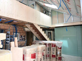 Kitchen during renovation