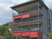 From the balconies you have a magnificent view of Lake Zurich