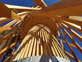 Lattice structure and lower platform