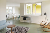 Wohnzimmer Blick Richtung Esszimmer/Küche