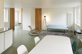 Esszimmer/Küche Blick Richtung Wohnzimmer