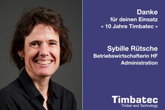 10 ans de Timbatec, merci Sybille Rütsche