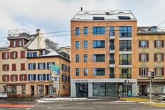 Une façade en bardeaux au cœur de Lucerne