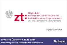 Timbatec Austria, Vienna office now trading as Ziviltechniker Gesellschaft